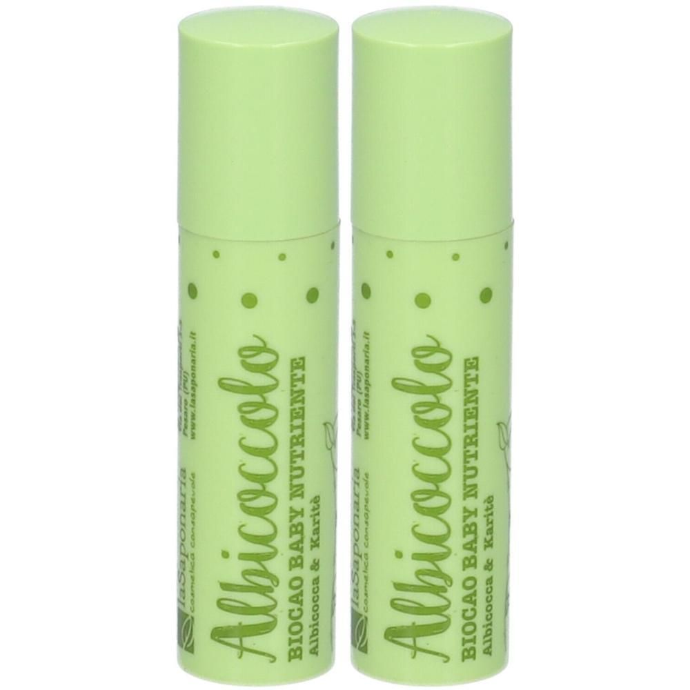 Biocao Balsamo Labbra Albicoccolo 2x5,7 ml