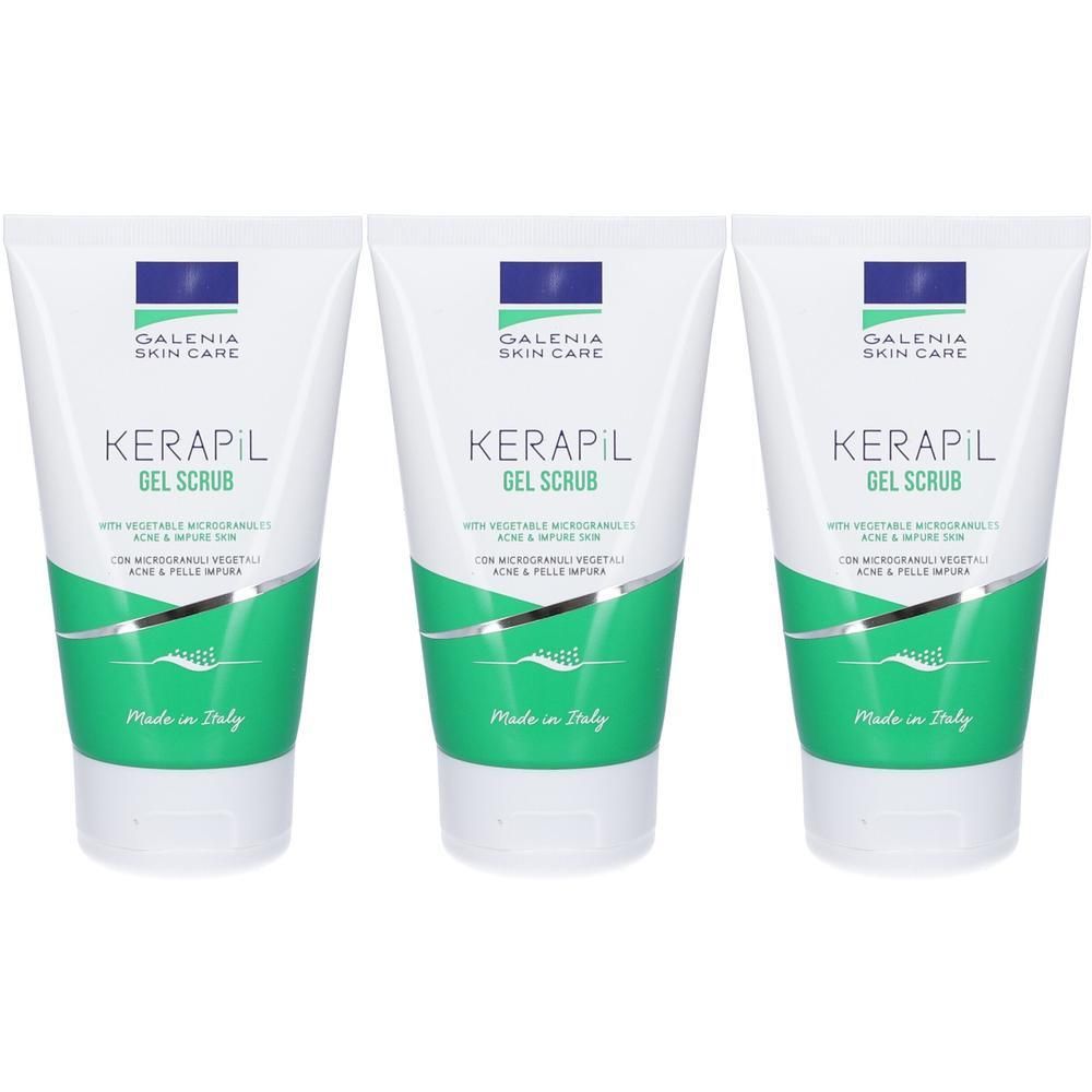 GALENIA SKIN CARE KERAPIL Gel Scrub 3x125 ml