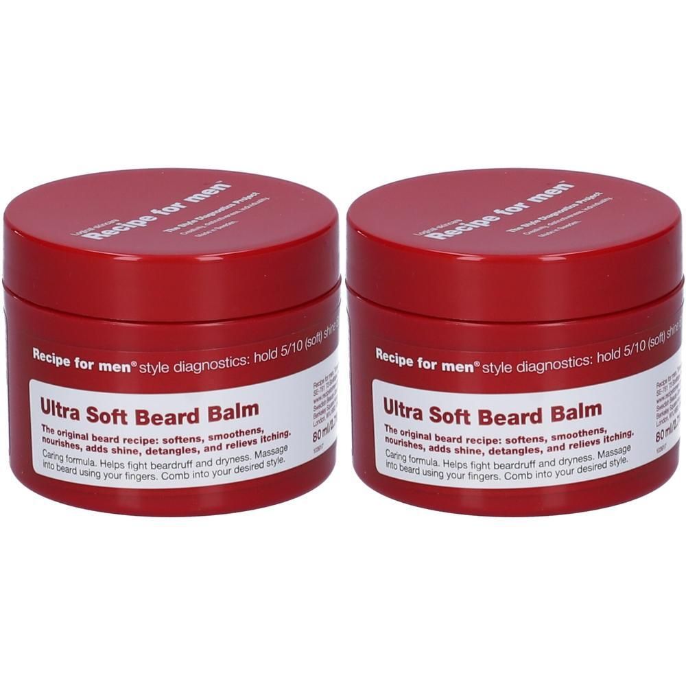 Recipe For Men Ultra Soft Balsamo Barba 2x80 ml