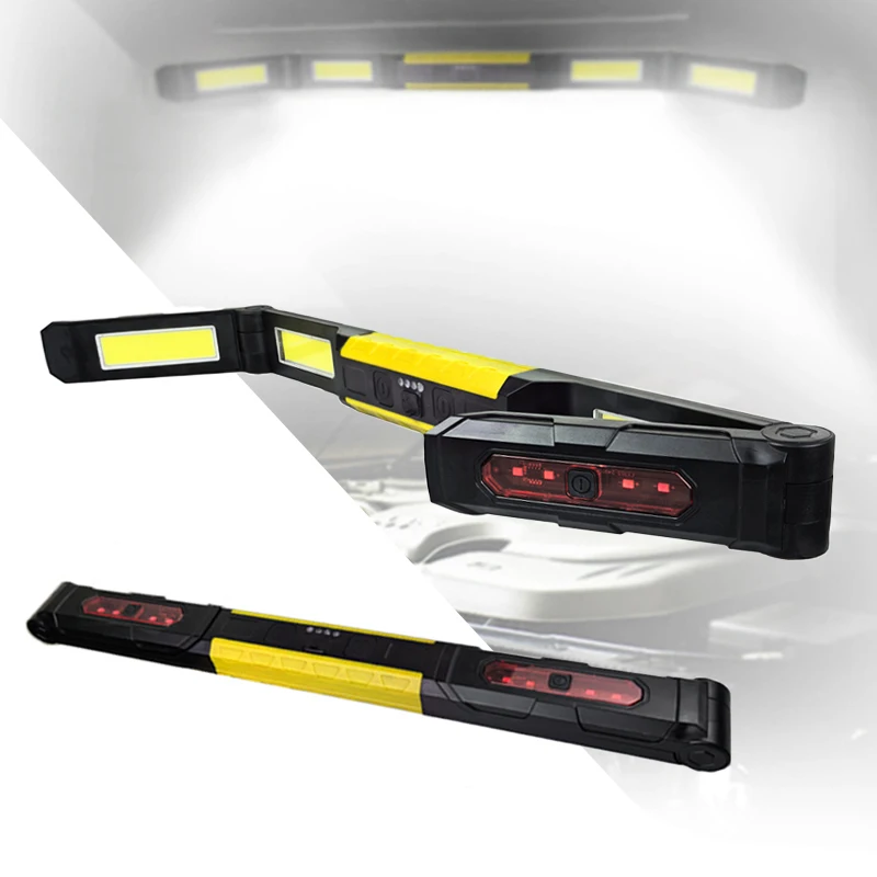 Superhelle Magnetische Arbeitsleuchte für Mechaniker, Typ-C Aufladbare Unterhaubenlampe für Autoreparatur, Tragbare LED-Arbeitsleuchte
