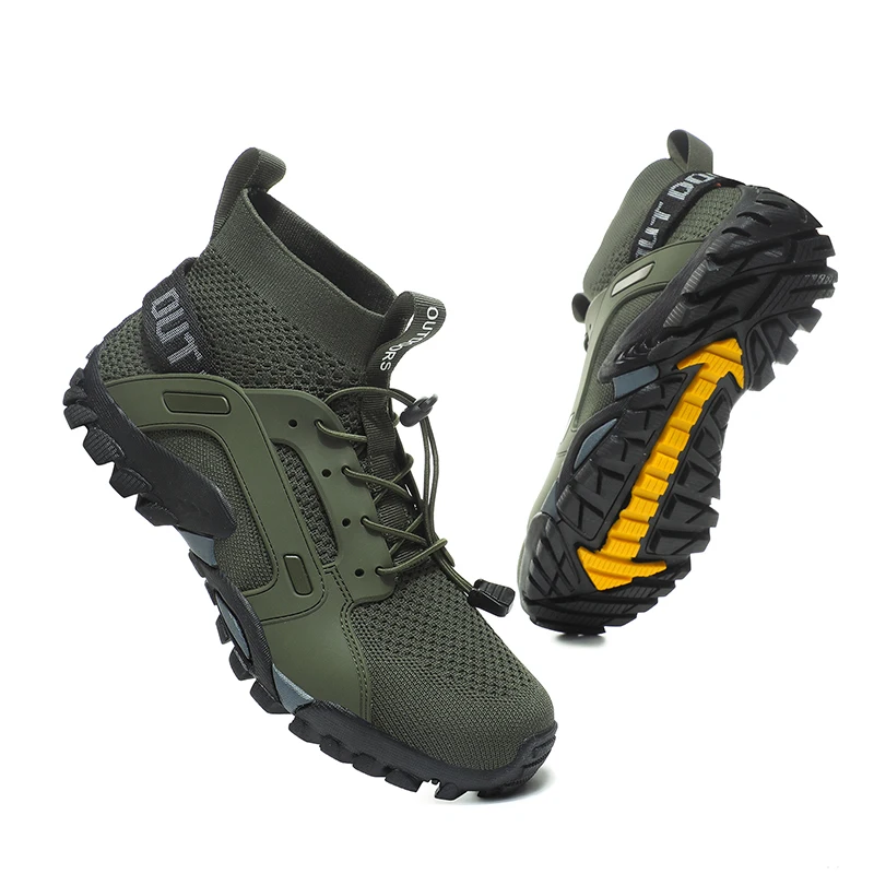 Outdoor Männer Frauen Wanderschuhe Atmungsaktiv Casual Wandern Angeln Überschuhe Waten Schuhe Outdoor Sport Schuhe Tenis Para Hombre Image