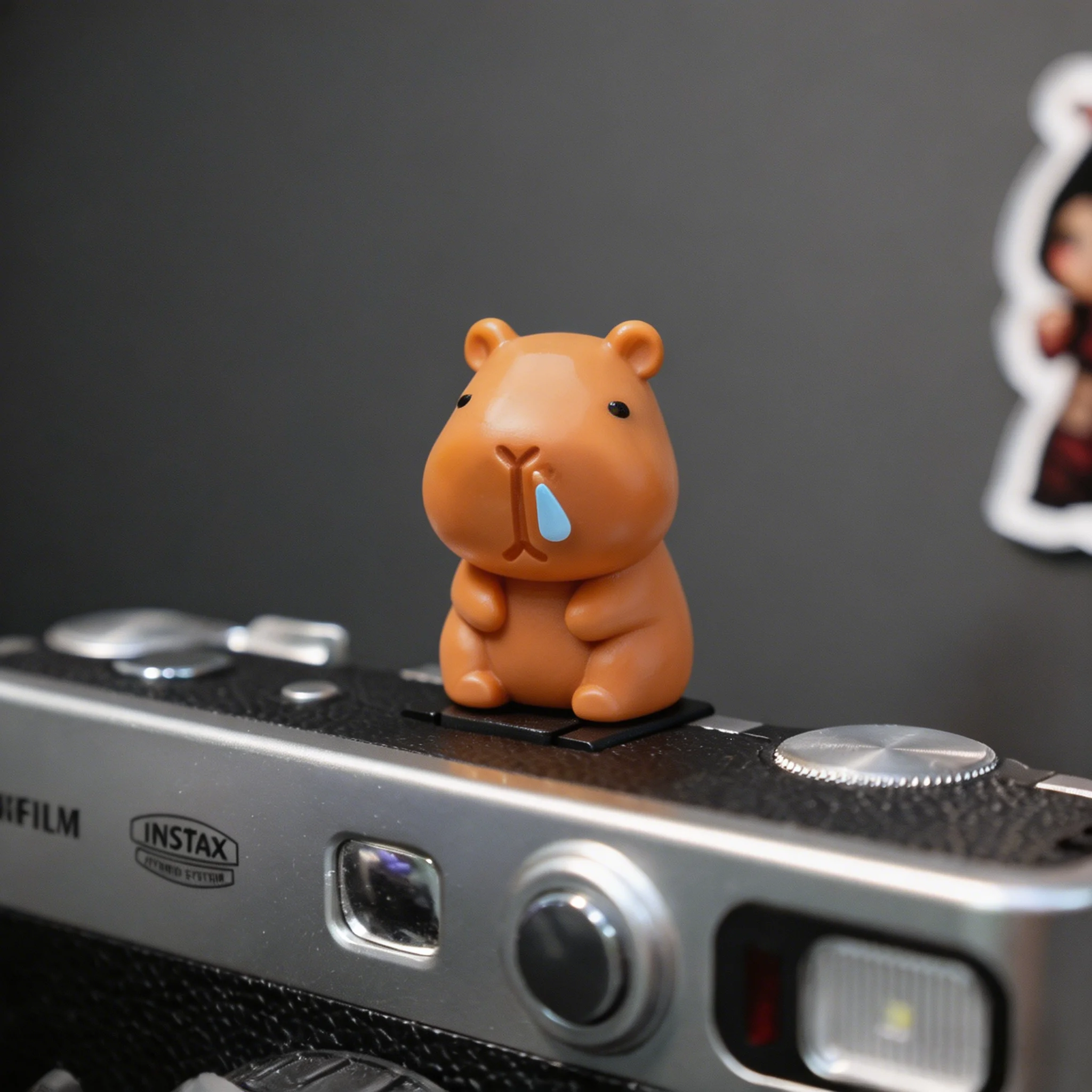 Niedliche Capybara Kamera Blitzschuhabdeckung, Kawaii 3D Capybara Blitzschuhkappe, Staubdichter Schutz für Fujifilm Sony Canon Image