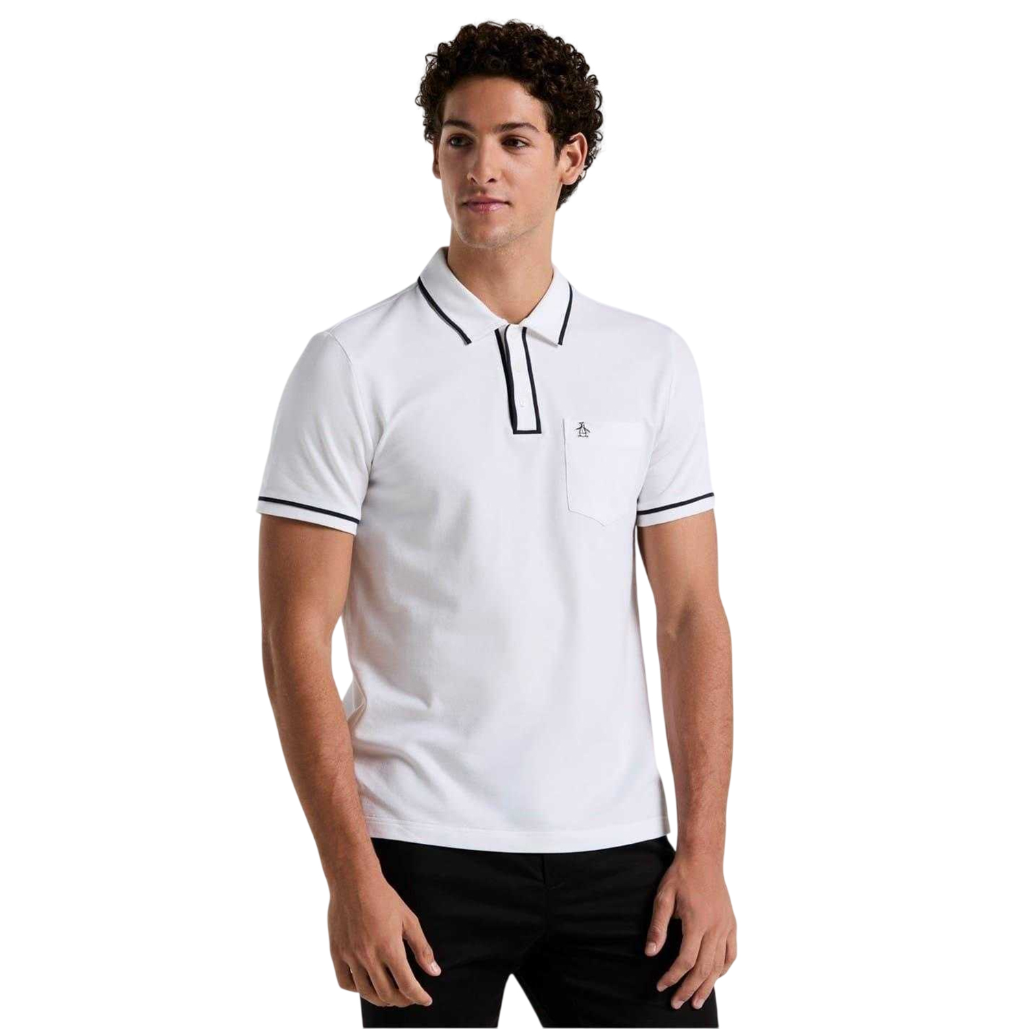 Original Penguin - Poloshirt für Herren, Regulär (Leuchtend Weiß)