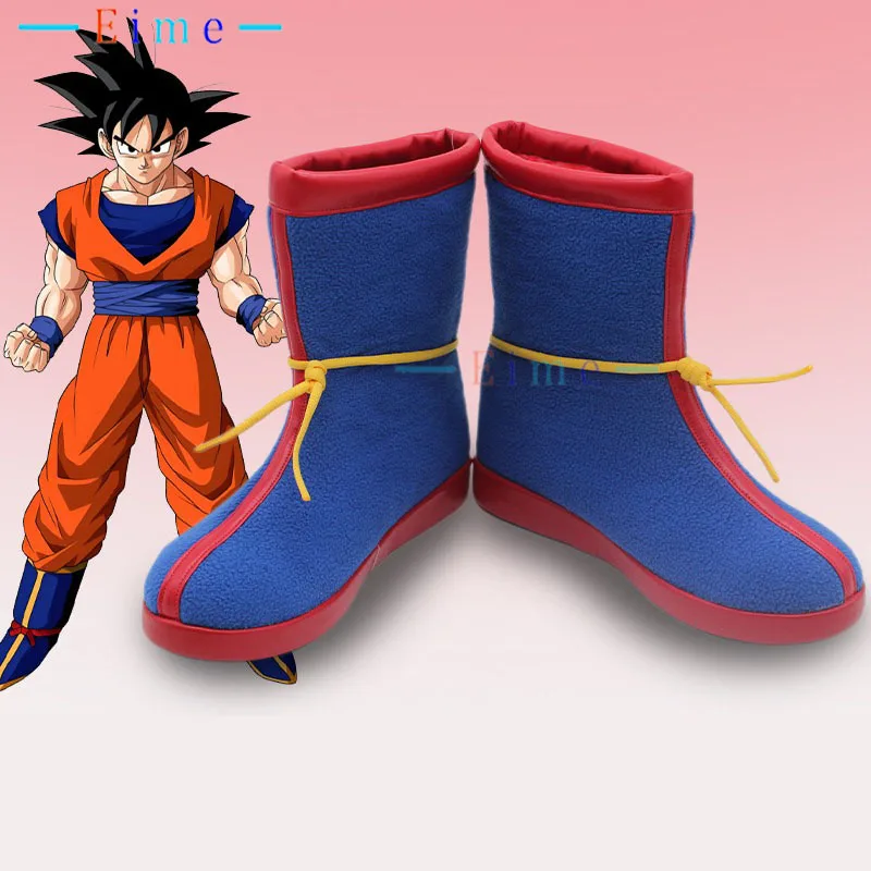Son Goku Cosplay Schuhe Anime Kakarotto Cosplay Stiefel Halloween Party Schuhe Große Größe Nach Maß