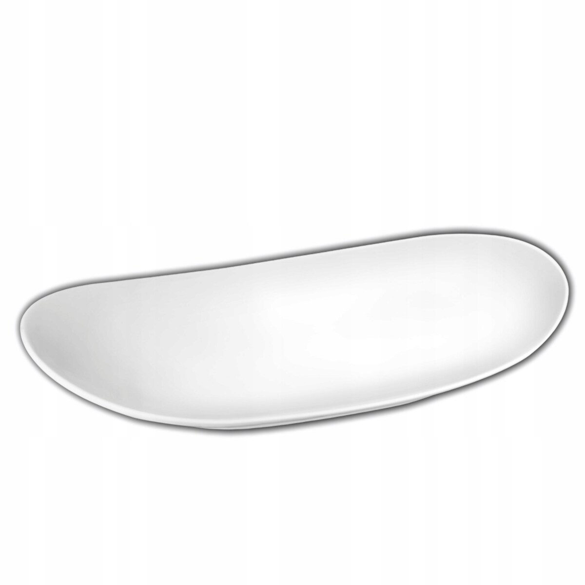 Wilmax England Wilmax Servierplatte 33 x 18.5 cm aus Porzellan, Weiß WL-992810/A Image