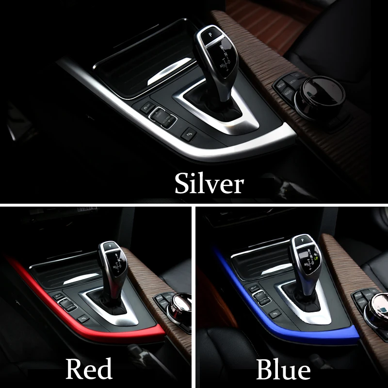 Für BMW 3 4 Serie 3GT F30 F31 F32 F34 F36 316li 320li Auto Zubehör Control Getriebe Shift panel dekorative streifen abdeckung trim Image