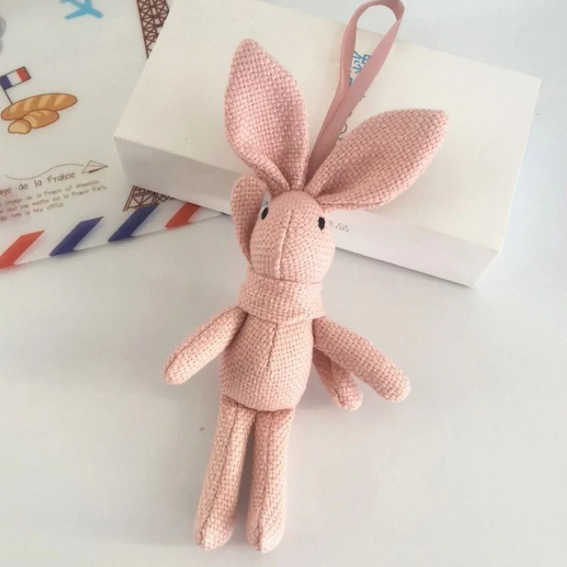 Nette Wishing Kaninchen Schlüsselbund Tier Puppe Cartoon Einhorn Plüsch Spielzeug Kaninchen Schlüsselbund Für Kinder Baby Spielzeug Geburtstag Weihnachten Geschenk