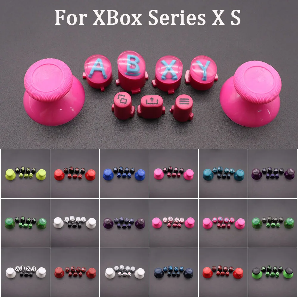 Für XBox Serie X S Core Controller Thumbsticks Caps ABXY Ansicht Menü Teilen Tasten Mod Kit Ersatz Gamepad Reparatur Teile Image