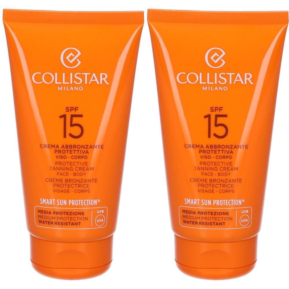 Collistar Crema Abbronzante Protettiva Media SPF15 2x150 ml