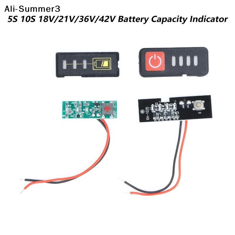 【A3】5S 10S 18V/21V/36V/42V Batteriekapazitätsanzeige LED-Display Lithium-Batterie-Ladetester für elektrische Bohrschrauber Image