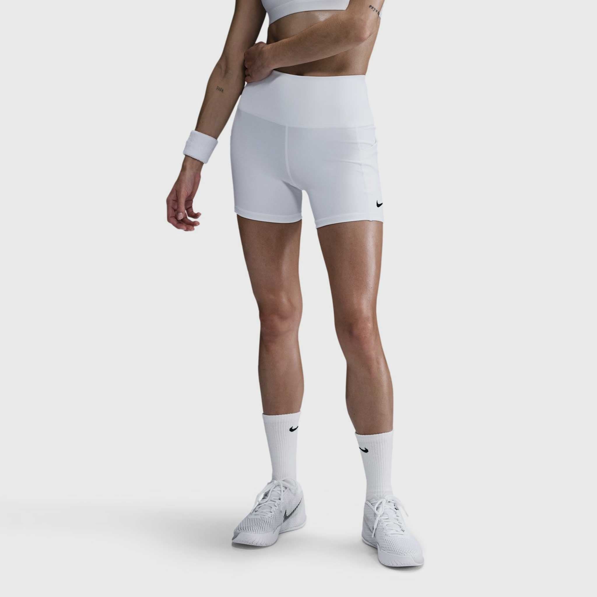 Nike Dri-FIT Court Ball Short Women's Tennis Apparel White/Black