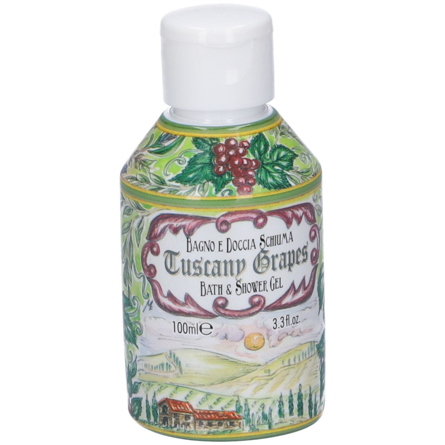 Rudy Profumi Bagno Docciaschiuma Linea Tuscany Grapes 100 ml Schiuma d