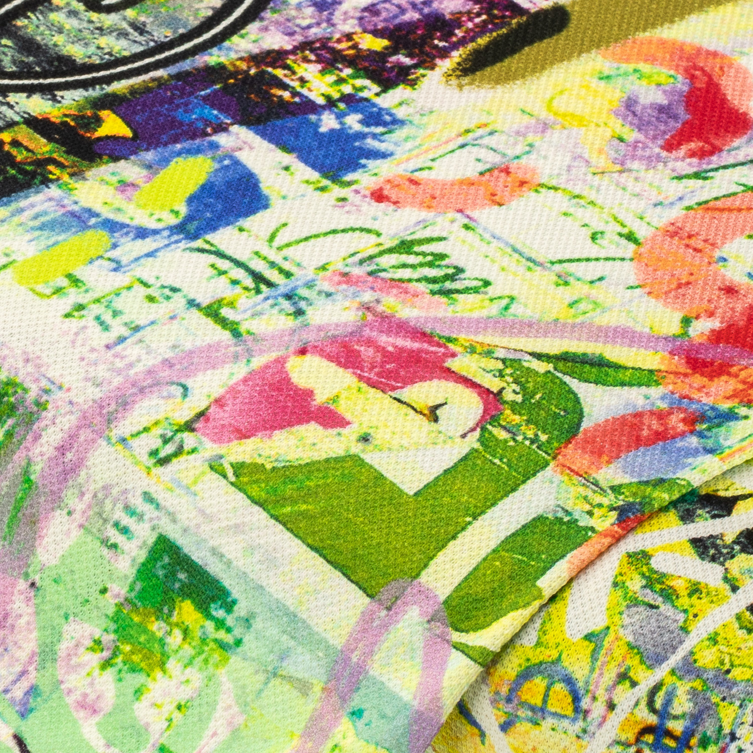 Piqué Graffiti, grün-color