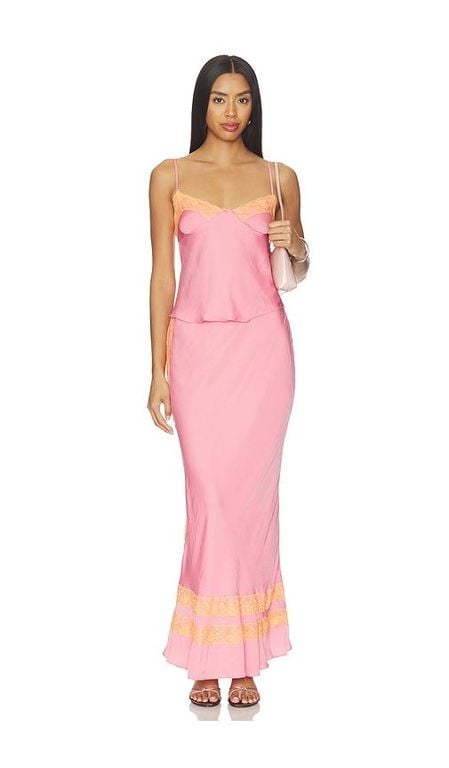 X Intimately Fp Wish You Were Here Slip Set - Pink - Free People Dresses