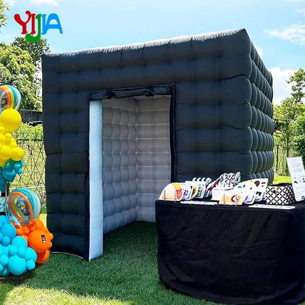 Anpassbares aufblasbares Fotobox-Zelt, tragbares 16-Farben-LED-dimmbares Fotobox-Zelt für Partys und Events Image