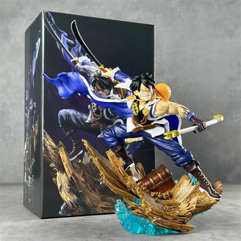 One Piece Fantasy Road Flying Straw Hat One Piece Anime One Piece Statue Modell Handgefertigtes Geschenk Ornament Image