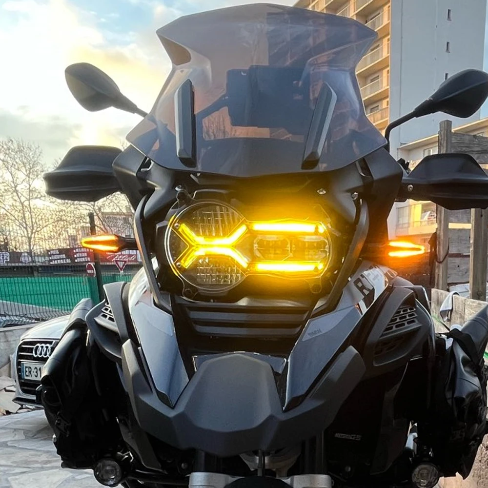 R 1250 GS Edition 40 Jahre 2023 2022 2021 Motorrad-Scheinwerferschutzgitterabdeckung für BMW R1250GS R1250 GS Adventure Rallye GSA Image