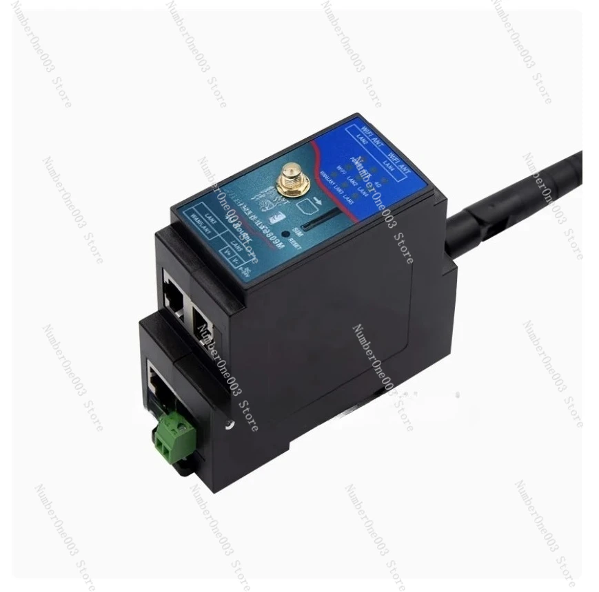 9809M Industrieller 4G LTE Modem WLAN-Router für DIN-Schiene Image