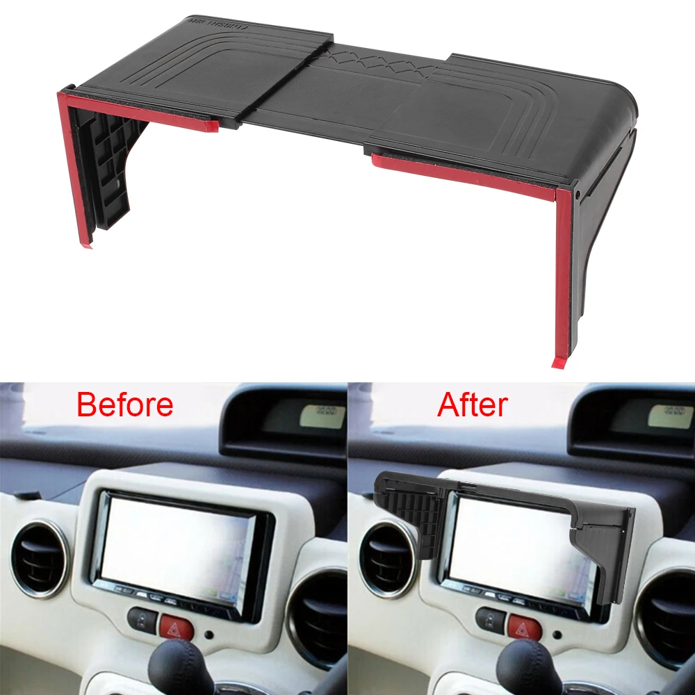 GPS Anti-Glare Shield 7-12 Zoll Display Bildschirm Visier Universal Innen Zubehör Auto GPS Navigation Sonnenschutz