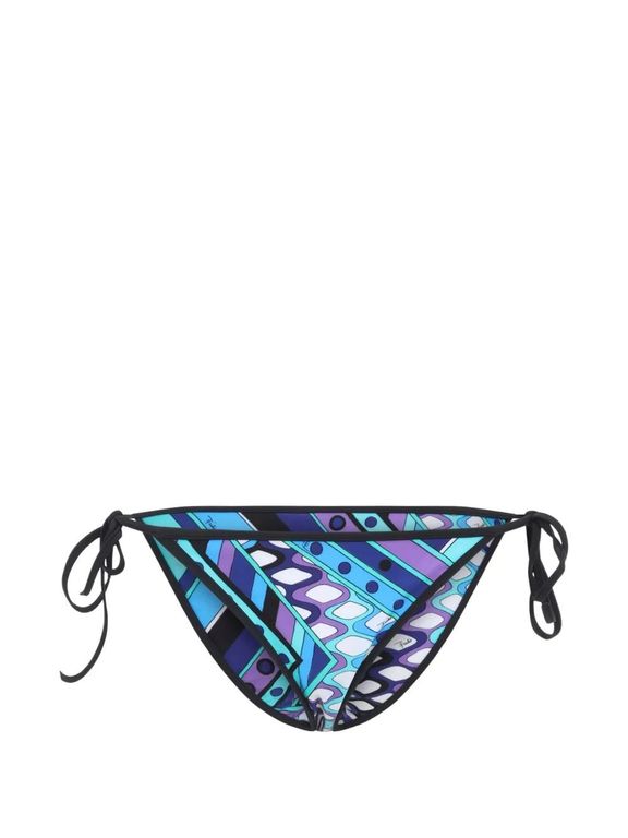 Printed Bikini Bottom - Blue - Emilio Pucci Beachwear
