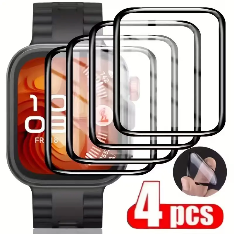 1-5PCS Displayschutzfolie für Huawei Watch Fit 5 pro/5/4/4 Pro/fit 3 3D/HD Soft Film mit gebogenen Kanten für HUAWEI fit 5pro Zubehör Image