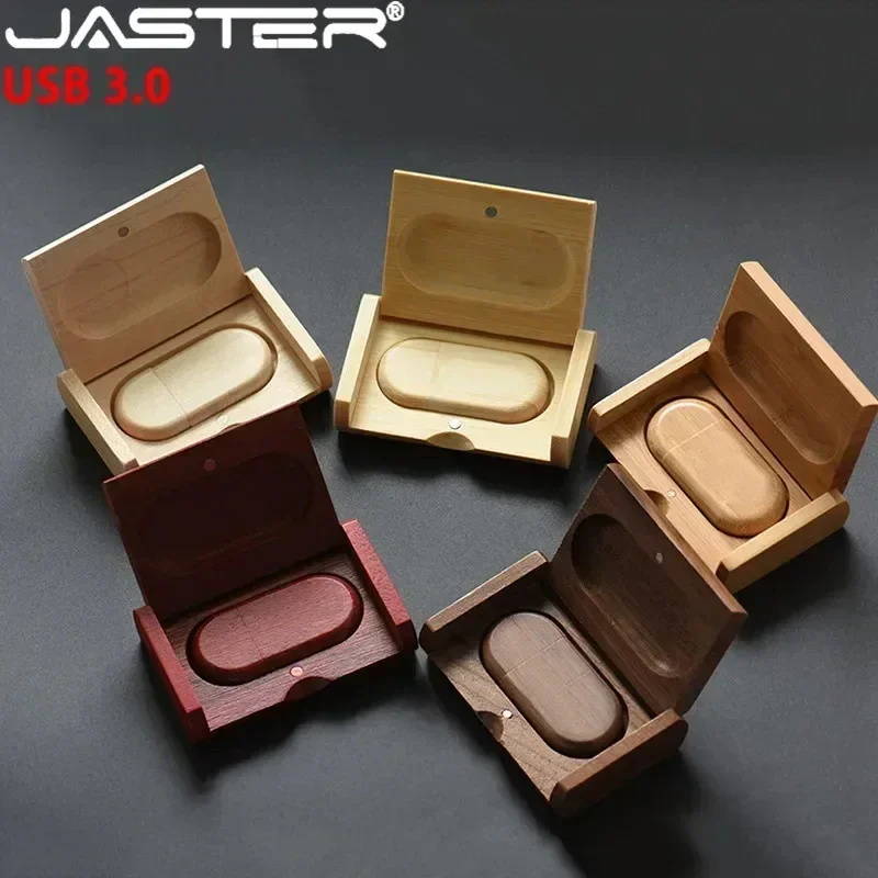 Clé USB 3.0 en bois JASTER, clé USB 3.0 haute vitesse 128 Go, clé USB créative 64 Go, clé USB en bambou 32 Go, clé USB 16 Go, clé USB 8 Go