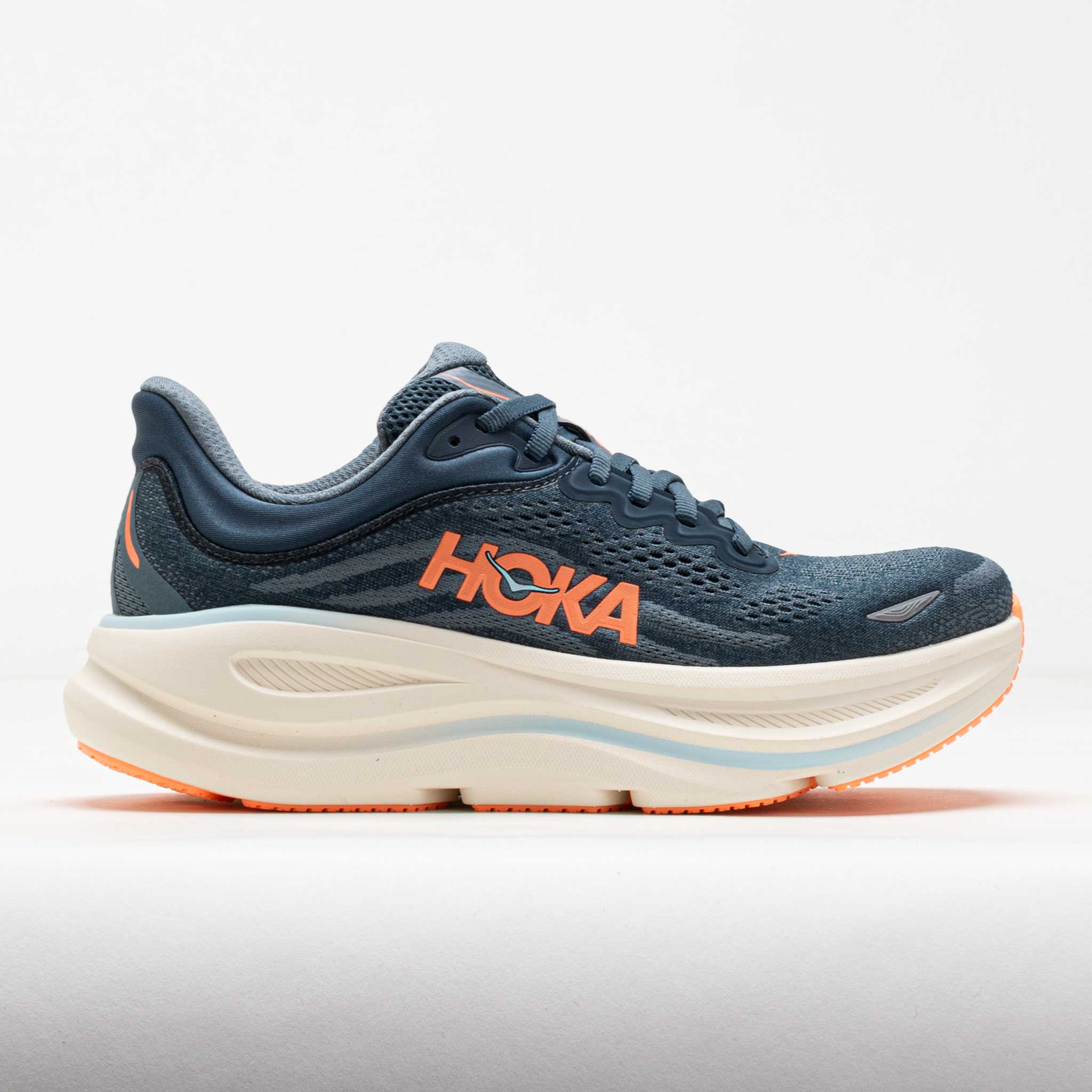HOKA Bondi 9 Women's Running Shoes Faded Navy/Slate Blue