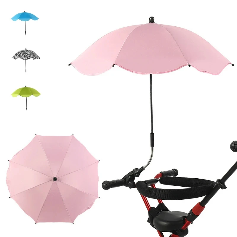 Universeller Baby-Kinderwagen-Sonnenschirm, verstellbarer Sonnenschutz, UV-Sonnenschutz für Kinderwagen-Zubehör, Sonnenschutz, tragbarer Sonnenschirm