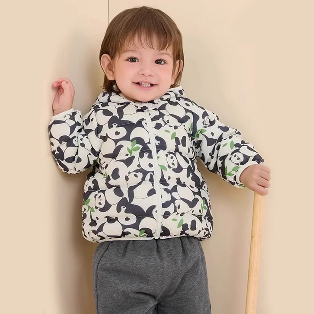 Manteau en coton pour enfants, épais et chaud, veste à capuche avec dessin animé, vêtements pour bébés, nouvelle collection automne et hiver