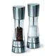 Cole & Mason Derwent Salt and Pepper Mills, Adjustable Grind Settings, Gourmet Precision+, Stainless Steel/Acrylic, 190 mm, Gift Set, Includes 2 x Salt and Pepper Grinders