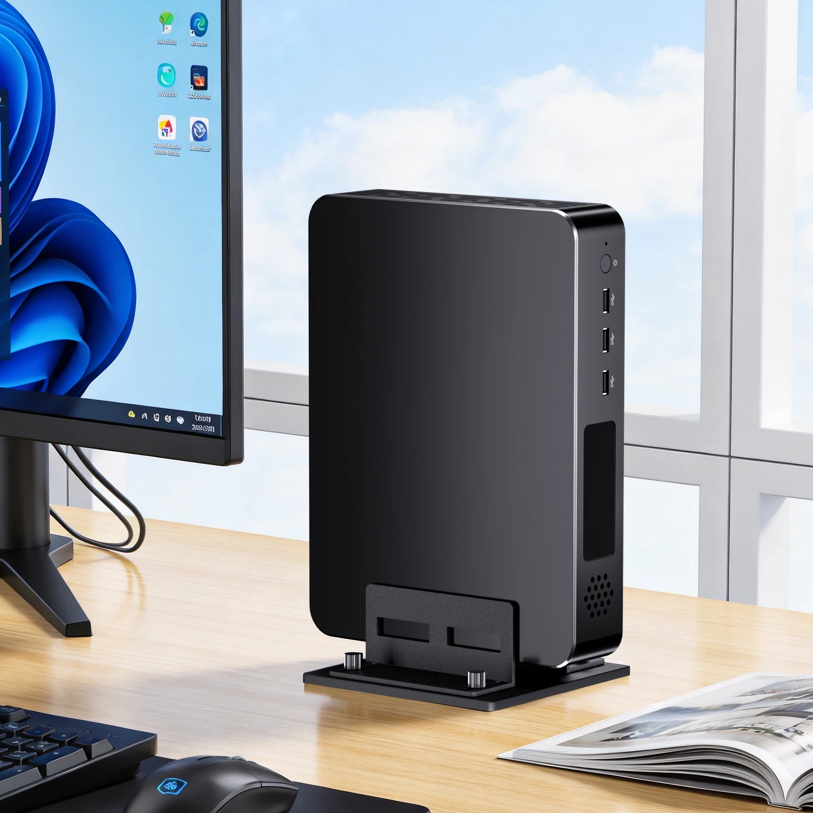 Msecore MV10 Intel i9 i7 Windows 11 Micro Mini PC Desktop Gaming Computer Gamer pc DDR4 NVME SSD WiFi6 Bluetooth 5.0 4K Minipc
