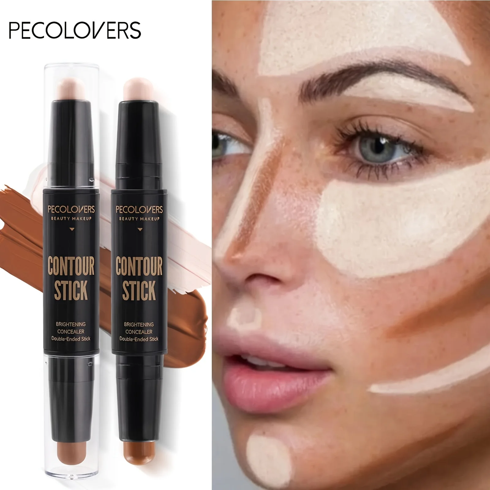 Hochwertige Make-up Base Foundation Creme für Gesichts Concealer Konturierung für Gesicht Bronzer Beauty Damen kosmetik