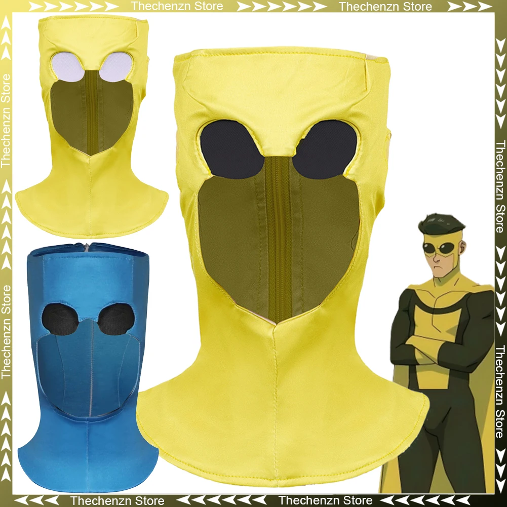 Masque de dessin animé Invincible Mark Grayson, accessoires de déguisement pour hommes, accessoires de costume de super-héros, accessoires d