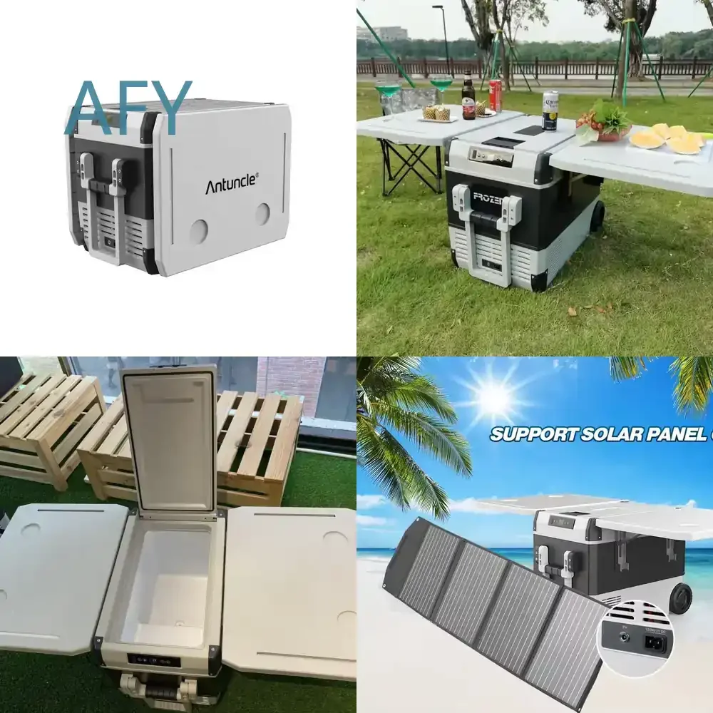 Réfrigérateur compact portable pour camion solaire DC, réfrigérateur intelligent 12V 24V, réfrigérateur de camping, réfrigérateur de voiture, congélateur, mini-réfrigérateur