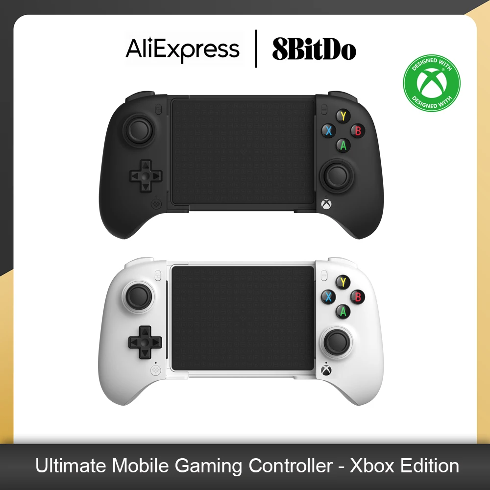 8BitDo Ultimate Mobile Bluetooth Controller Xbox Edition for iPhone, Apple, Android & Xbox Cloud Gaming with Hall Joystick