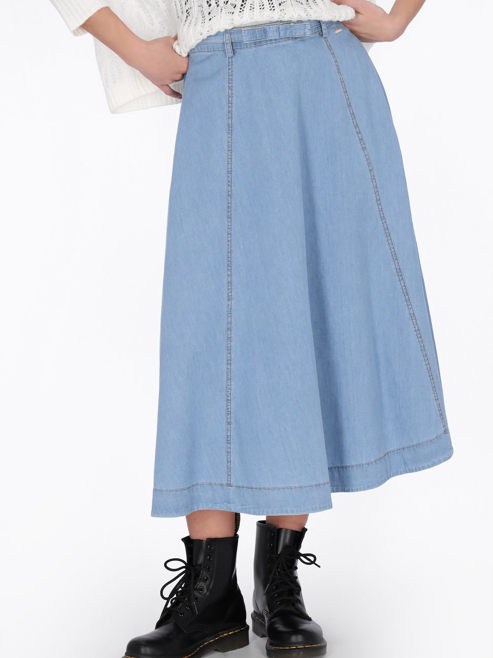 Dreimaster Rock Damen hellblau, L