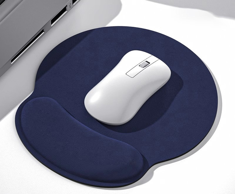 Comfort Wrist Rest Mouse Pad For PC & Laptop With Non Slip Base royal Blue