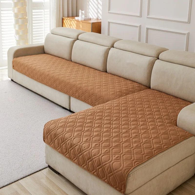 Waterproof Pet Sofa Cover Furniture Protector For Dogs And Cats brown 110x210cm 1pc
