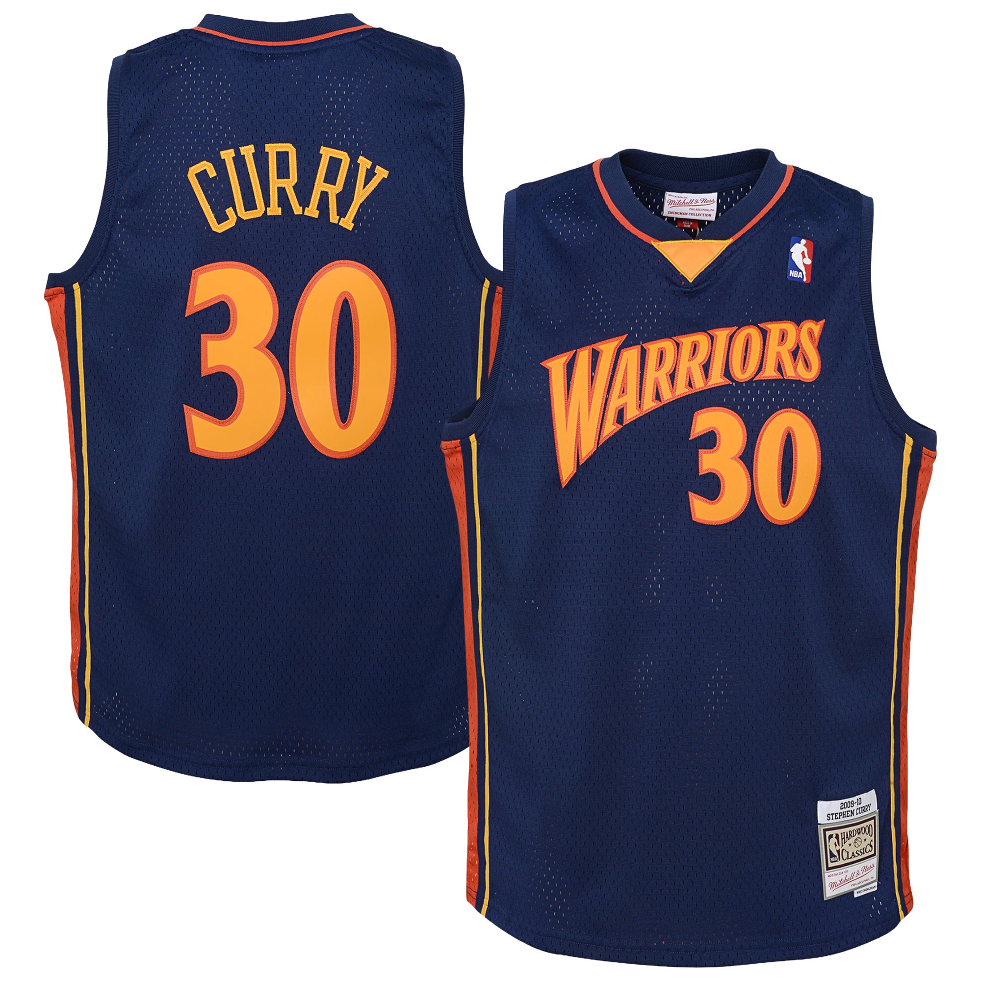 Maillot Golden State Warriors Mitchell & Ness Swingman Route 2009 - Stephen Curry - Enfant - unisexe Taille: XL (18/20)