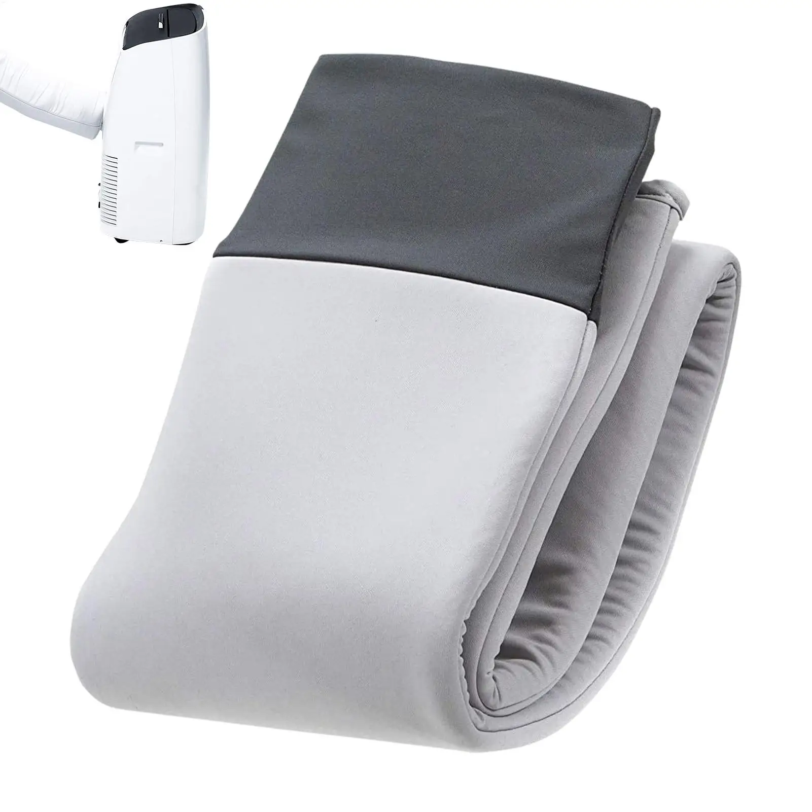 Housse de protection pour tuyau de climatiseur, anti-poussière, réutilisable, grise, lavable, pièces d'appareils électroménagers