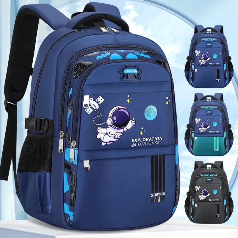 Sac à dos pour enfants, sacs d'école pour garçons, sac à dos d'école astronaute, sac à dos imperméable pour l'école primaire, mochila infantil