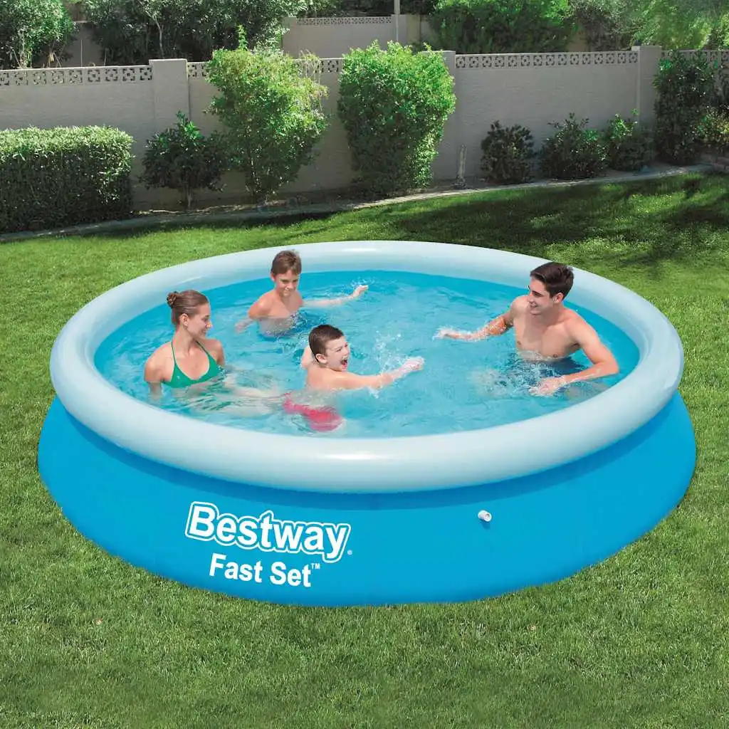 Piscine gonflable Fast Set ronde 366x76 cm 57273, piscine de jardin, piscine familiale, piscine hors sol