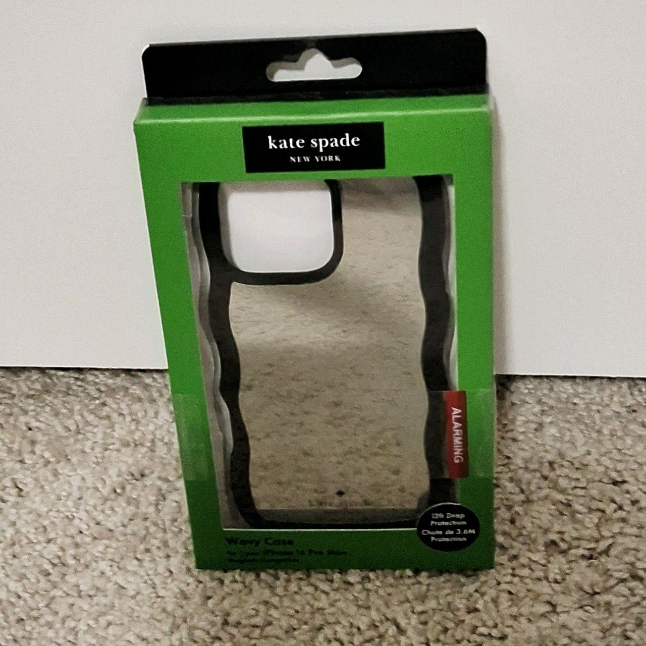 Kate Spade Cell Phones & Accessories | Kate Spade Mirrored Wavy Magsafe Cell Phone Case Iphone 16 Pro Max Brand New | Color: Black | Size: Os