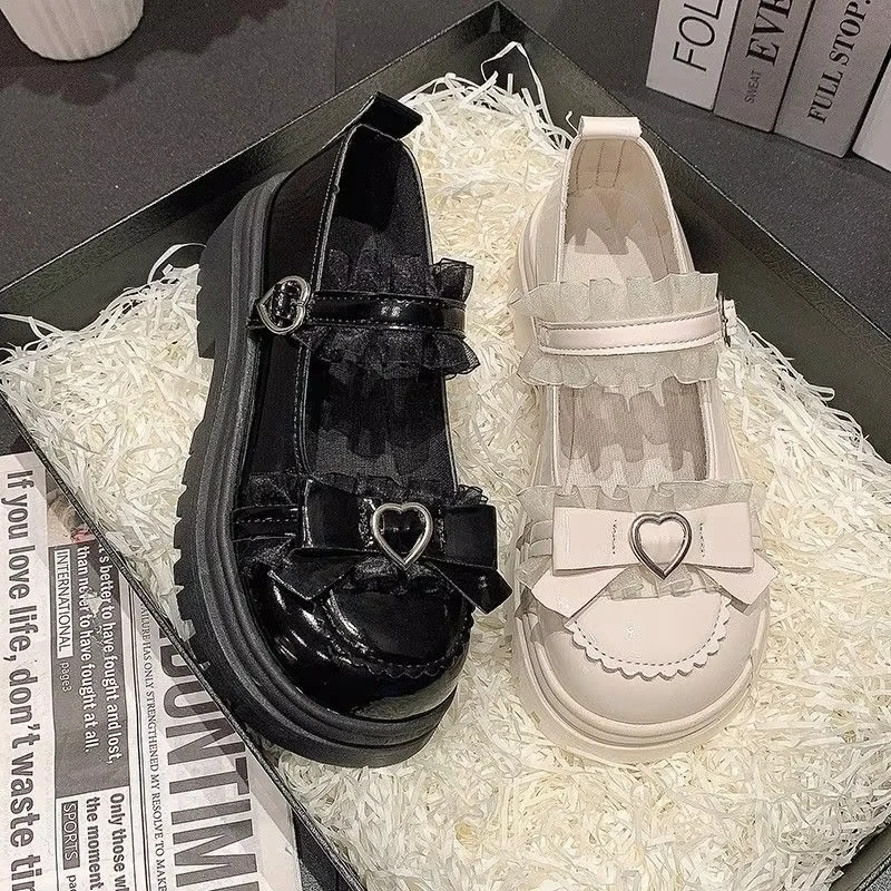 2026 Sommer Neue Schulmädchen Loafer Pumps Plateau-Schuhe JK Loafer Pumps Plateau-Schuhe Japanischer Stil Lolita Kawaii Jirai Kei