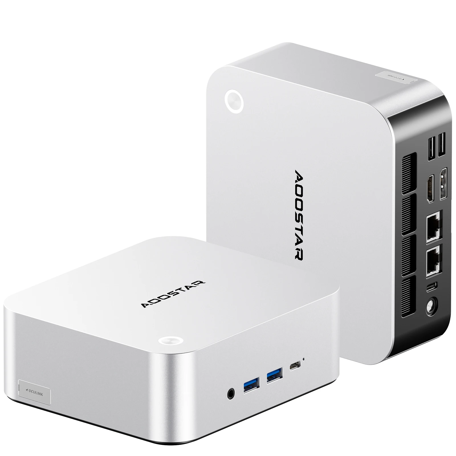 AOOSTAR Mini-PC AMD Ryzen 7 Pro 8845HS Windows 11 DDR5 Unterstützt 4 Displays WIFI6 Desktop Büro Gaming Computer