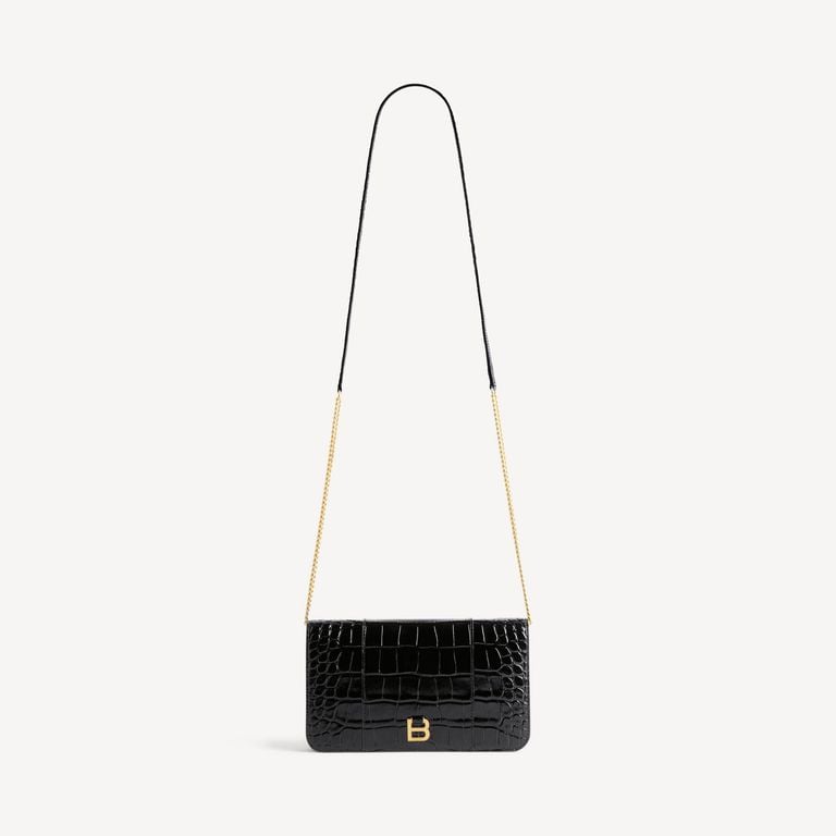 Hourglass Phone Pouch - White - Balenciaga Clutches