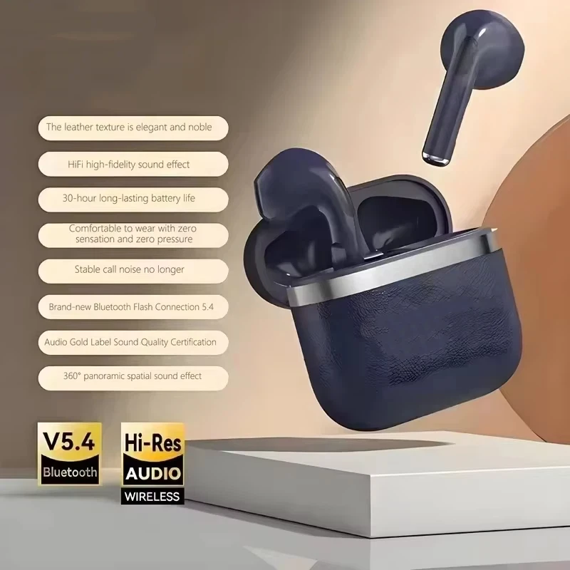New Wireless Earphones Bluetooth Headsets TWS 5.3 Stereo Earbuds Hifi Headphones HD Microphone For Iphone Android