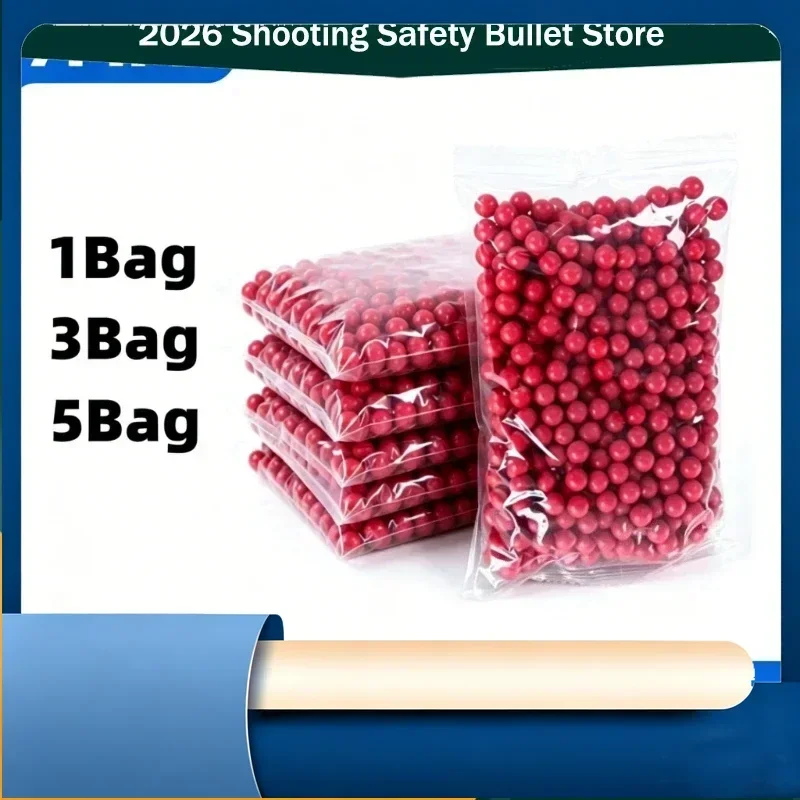 2026 Pour 2028cool 500 pièces/sac Balles en caoutchouc rondes souples de 7 mm, très élastiques, durables et sûres, accessoires de jeu pour jeux en plein air