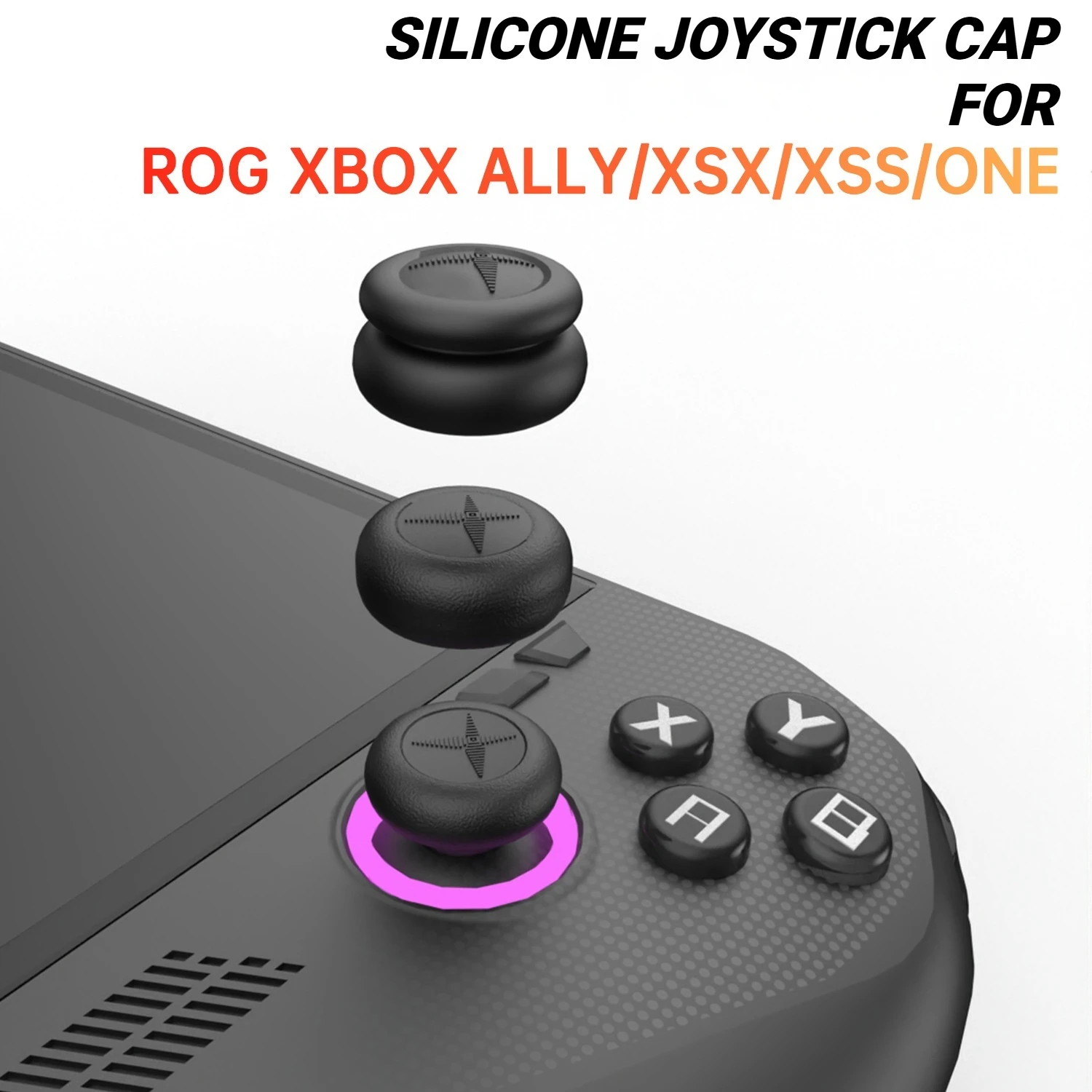 3IN1 Joystick Cap Thumb Grip Set for ROG XBOX Ally X/Xbox ONE/ XSX/XSS Heightened FPS CQC Thumbstick Cover