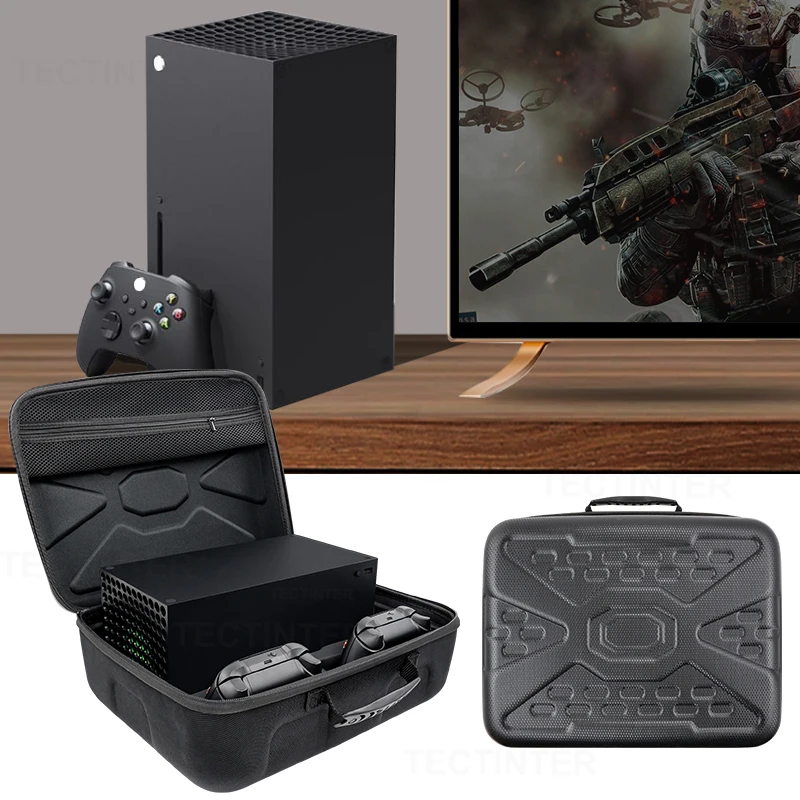 Storage Bag For Xbox Series X Accessories Hard Carrying For Xbox Series X Console Controller Travel Protective Case Shell